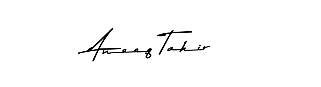 The best way (Asem Kandis PERSONAL USE) to make a short signature is to pick only two or three words in your name. The name Aneeq Tahir include a total of six letters. For converting this name. Aneeq Tahir signature style 9 images and pictures png