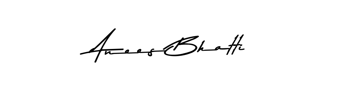 Anees Bhatti stylish signature style. Best Handwritten Sign (Asem Kandis PERSONAL USE) for my name. Handwritten Signature Collection Ideas for my name Anees Bhatti. Anees Bhatti signature style 9 images and pictures png
