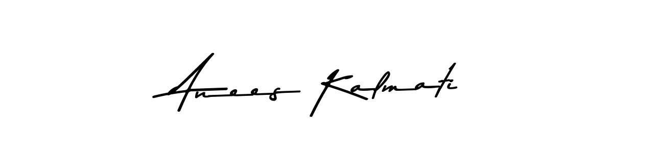 Design your own signature with our free online signature maker. With this signature software, you can create a handwritten (Asem Kandis PERSONAL USE) signature for name Anees Kalmati. Anees Kalmati signature style 9 images and pictures png