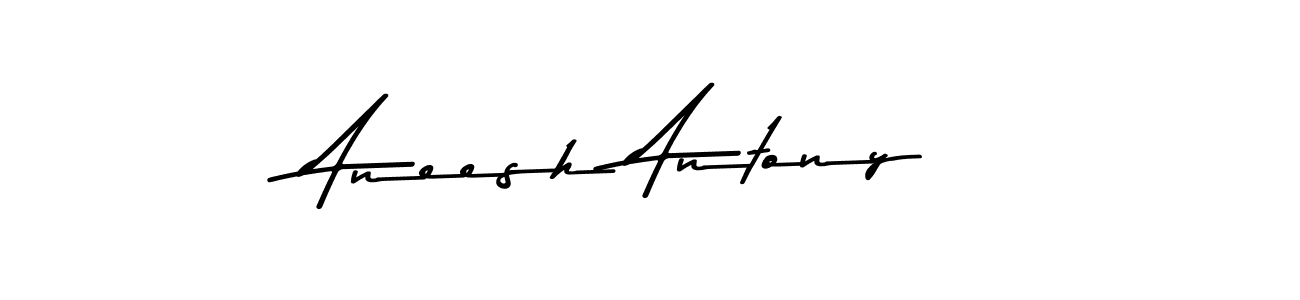 Aneesh Antony stylish signature style. Best Handwritten Sign (Asem Kandis PERSONAL USE) for my name. Handwritten Signature Collection Ideas for my name Aneesh Antony. Aneesh Antony signature style 9 images and pictures png