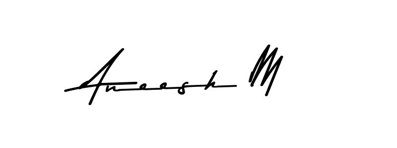 You can use this online signature creator to create a handwritten signature for the name Aneesh M. This is the best online autograph maker. Aneesh M signature style 9 images and pictures png