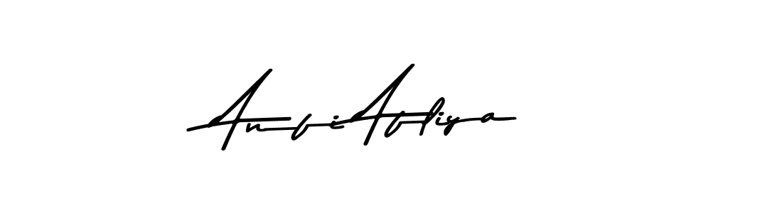 Anfi Afliya stylish signature style. Best Handwritten Sign (Asem Kandis PERSONAL USE) for my name. Handwritten Signature Collection Ideas for my name Anfi Afliya. Anfi Afliya signature style 9 images and pictures png