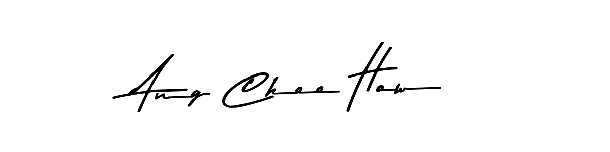 How to make Ang Chee How signature? Asem Kandis PERSONAL USE is a professional autograph style. Create handwritten signature for Ang Chee How name. Ang Chee How signature style 9 images and pictures png