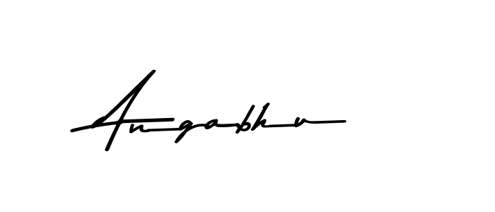 How to make Angabhu name signature. Use Asem Kandis PERSONAL USE style for creating short signs online. This is the latest handwritten sign. Angabhu signature style 9 images and pictures png