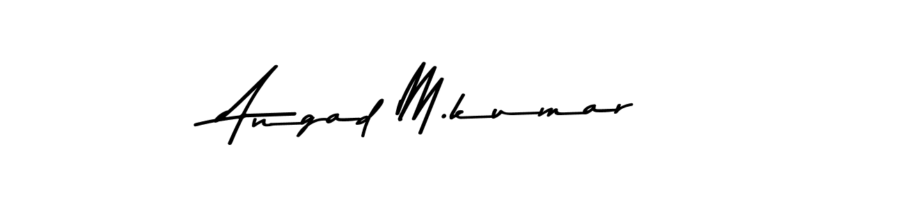 Here are the top 10 professional signature styles for the name Angad M.kumar. These are the best autograph styles you can use for your name. Angad M.kumar signature style 9 images and pictures png