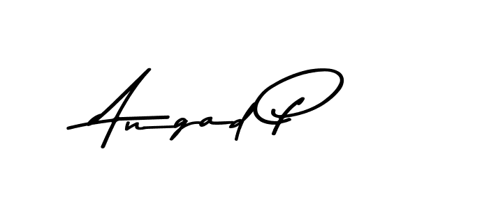 Make a beautiful signature design for name Angad P. Use this online signature maker to create a handwritten signature for free. Angad P signature style 9 images and pictures png