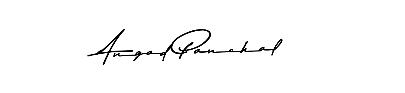 Use a signature maker to create a handwritten signature online. With this signature software, you can design (Asem Kandis PERSONAL USE) your own signature for name Angad Panchal. Angad Panchal signature style 9 images and pictures png