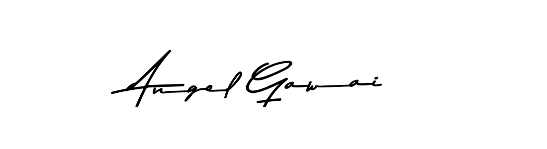 How to make Angel Gawai name signature. Use Asem Kandis PERSONAL USE style for creating short signs online. This is the latest handwritten sign. Angel Gawai signature style 9 images and pictures png