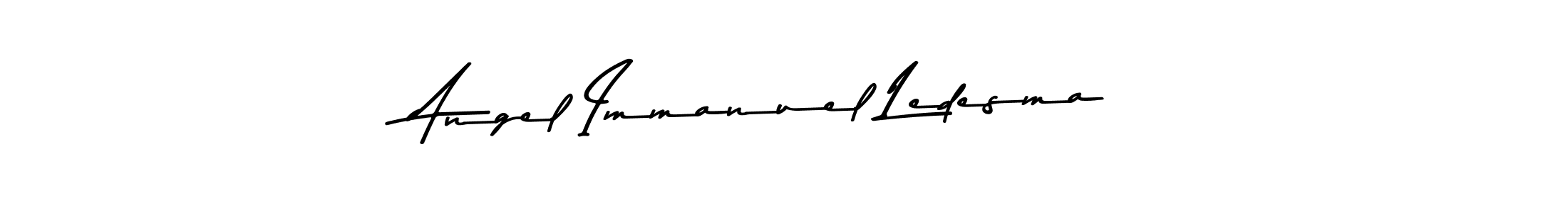 Create a beautiful signature design for name Angel Immanuel Ledesma. With this signature (Asem Kandis PERSONAL USE) fonts, you can make a handwritten signature for free. Angel Immanuel Ledesma signature style 9 images and pictures png