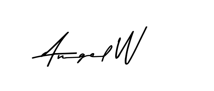 Asem Kandis PERSONAL USE is a professional signature style that is perfect for those who want to add a touch of class to their signature. It is also a great choice for those who want to make their signature more unique. Get Angel W name to fancy signature for free. Angel W signature style 9 images and pictures png