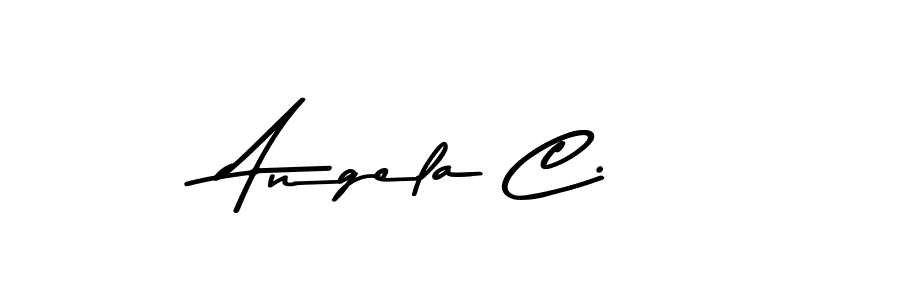 This is the best signature style for the Angela C. name. Also you like these signature font (Asem Kandis PERSONAL USE). Mix name signature. Angela C. signature style 9 images and pictures png