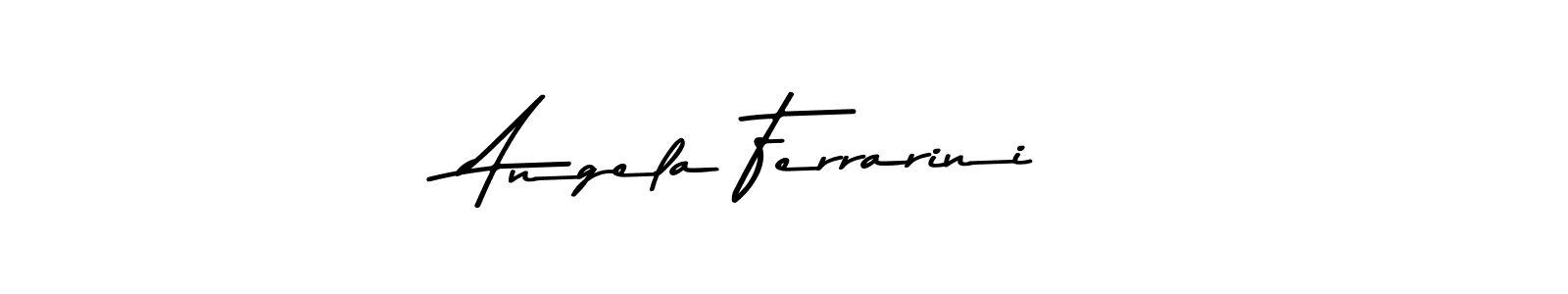 How to make Angela Ferrarini signature? Asem Kandis PERSONAL USE is a professional autograph style. Create handwritten signature for Angela Ferrarini name. Angela Ferrarini signature style 9 images and pictures png