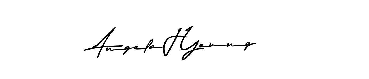 Design your own signature with our free online signature maker. With this signature software, you can create a handwritten (Asem Kandis PERSONAL USE) signature for name Angela J Young. Angela J Young signature style 9 images and pictures png