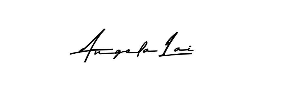 You should practise on your own different ways (Asem Kandis PERSONAL USE) to write your name (Angela Lai) in signature. don't let someone else do it for you. Angela Lai signature style 9 images and pictures png