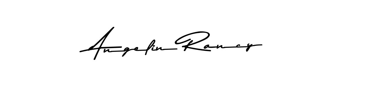 Make a beautiful signature design for name Angelin Rancy. Use this online signature maker to create a handwritten signature for free. Angelin Rancy signature style 9 images and pictures png