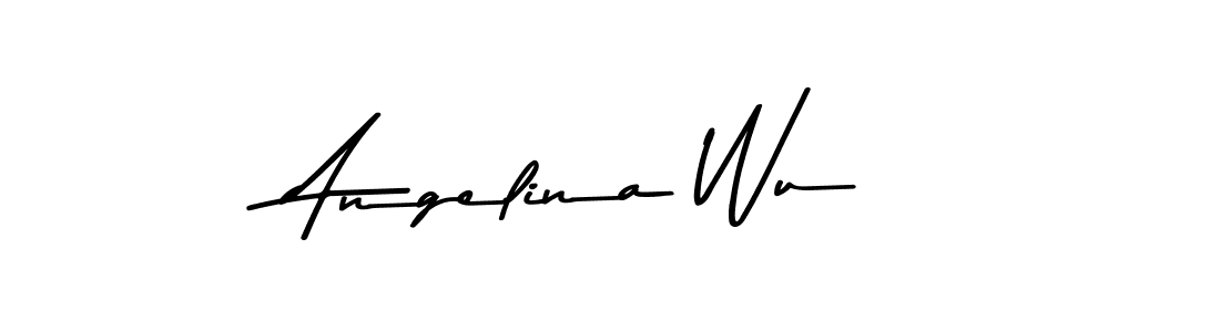 The best way (Asem Kandis PERSONAL USE) to make a short signature is to pick only two or three words in your name. The name Angelina Wu include a total of six letters. For converting this name. Angelina Wu signature style 9 images and pictures png