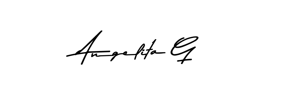 Also we have Angelita G name is the best signature style. Create professional handwritten signature collection using Asem Kandis PERSONAL USE autograph style. Angelita G signature style 9 images and pictures png