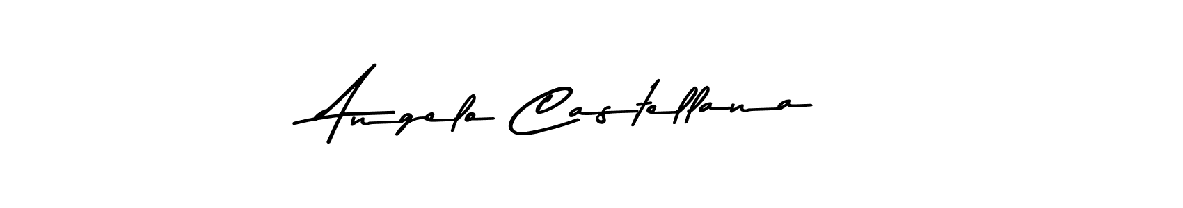 How to make Angelo Castellana name signature. Use Asem Kandis PERSONAL USE style for creating short signs online. This is the latest handwritten sign. Angelo Castellana signature style 9 images and pictures png