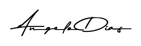 Design your own signature with our free online signature maker. With this signature software, you can create a handwritten (Asem Kandis PERSONAL USE) signature for name Angelo Dias. Angelo Dias signature style 9 images and pictures png