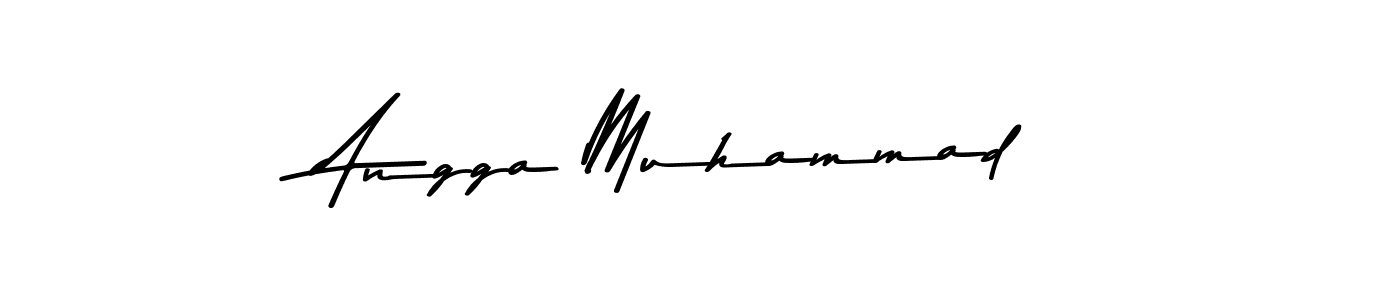 Angga Muhammad stylish signature style. Best Handwritten Sign (Asem Kandis PERSONAL USE) for my name. Handwritten Signature Collection Ideas for my name Angga Muhammad. Angga Muhammad signature style 9 images and pictures png