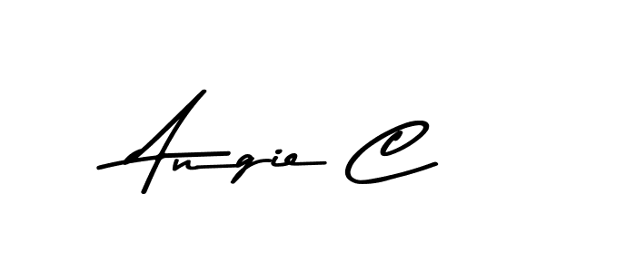 Asem Kandis PERSONAL USE is a professional signature style that is perfect for those who want to add a touch of class to their signature. It is also a great choice for those who want to make their signature more unique. Get Angie C name to fancy signature for free. Angie C signature style 9 images and pictures png