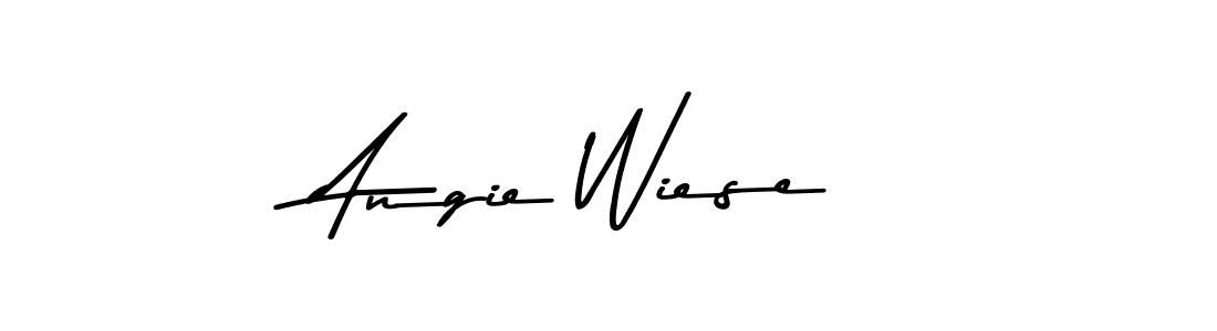 You should practise on your own different ways (Asem Kandis PERSONAL USE) to write your name (Angie Wiese) in signature. don't let someone else do it for you. Angie Wiese signature style 9 images and pictures png