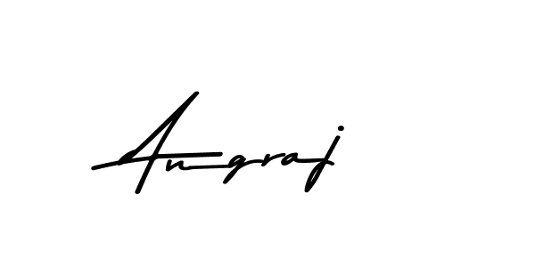 Use a signature maker to create a handwritten signature online. With this signature software, you can design (Asem Kandis PERSONAL USE) your own signature for name Angraj. Angraj signature style 9 images and pictures png