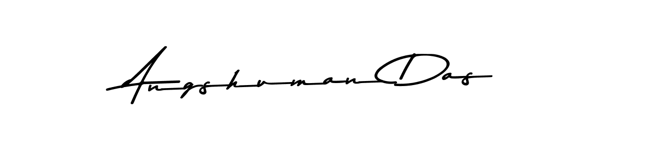 How to make Angshuman Das name signature. Use Asem Kandis PERSONAL USE style for creating short signs online. This is the latest handwritten sign. Angshuman Das signature style 9 images and pictures png