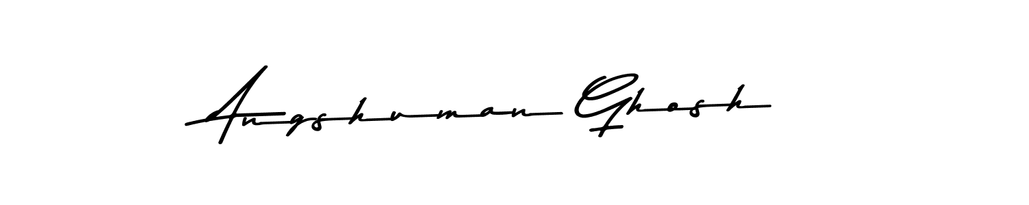 Asem Kandis PERSONAL USE is a professional signature style that is perfect for those who want to add a touch of class to their signature. It is also a great choice for those who want to make their signature more unique. Get Angshuman Ghosh name to fancy signature for free. Angshuman Ghosh signature style 9 images and pictures png