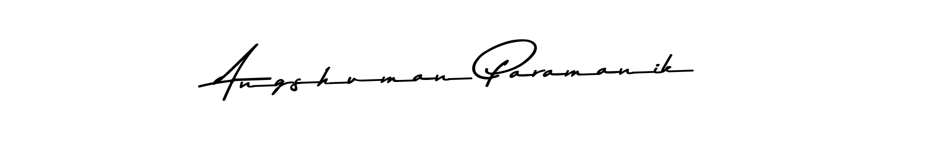 Use a signature maker to create a handwritten signature online. With this signature software, you can design (Asem Kandis PERSONAL USE) your own signature for name Angshuman Paramanik. Angshuman Paramanik signature style 9 images and pictures png