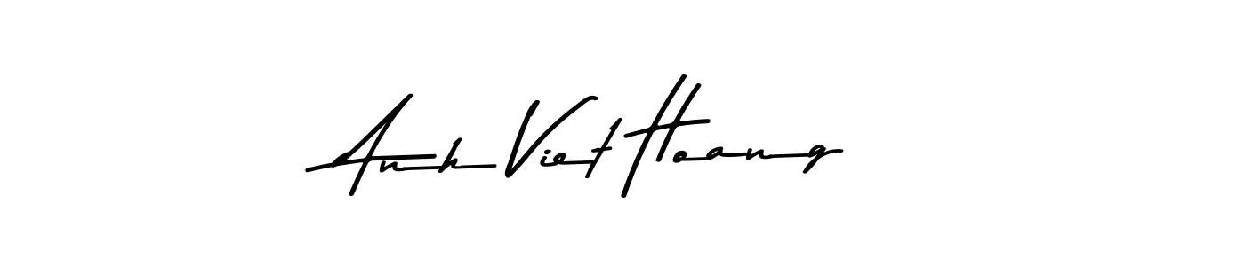 This is the best signature style for the Anh Viet Hoang name. Also you like these signature font (Asem Kandis PERSONAL USE). Mix name signature. Anh Viet Hoang signature style 9 images and pictures png
