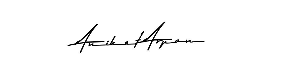 How to make Aniket Arpan signature? Asem Kandis PERSONAL USE is a professional autograph style. Create handwritten signature for Aniket Arpan name. Aniket Arpan signature style 9 images and pictures png