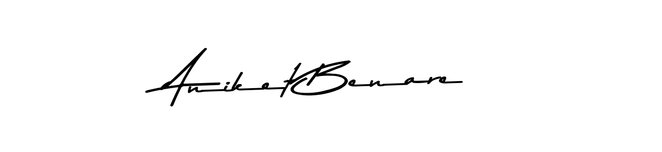 Design your own signature with our free online signature maker. With this signature software, you can create a handwritten (Asem Kandis PERSONAL USE) signature for name Aniket Benare. Aniket Benare signature style 9 images and pictures png