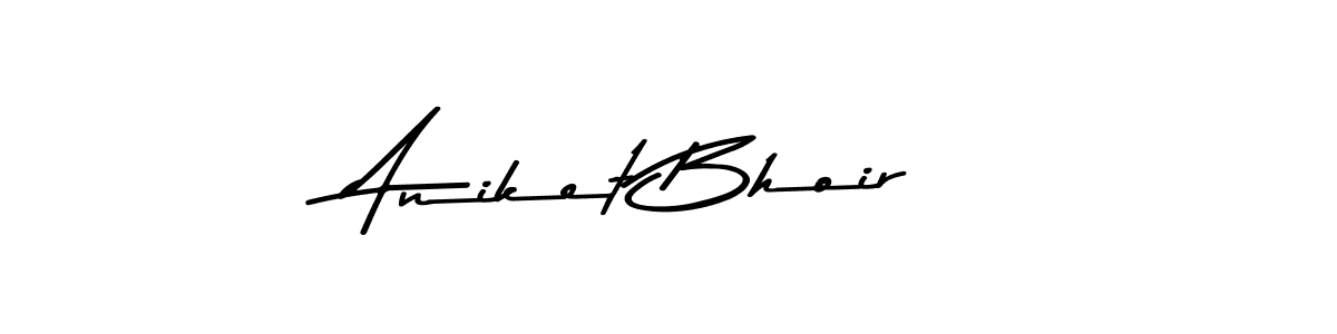 How to make Aniket Bhoir signature? Asem Kandis PERSONAL USE is a professional autograph style. Create handwritten signature for Aniket Bhoir name. Aniket Bhoir signature style 9 images and pictures png