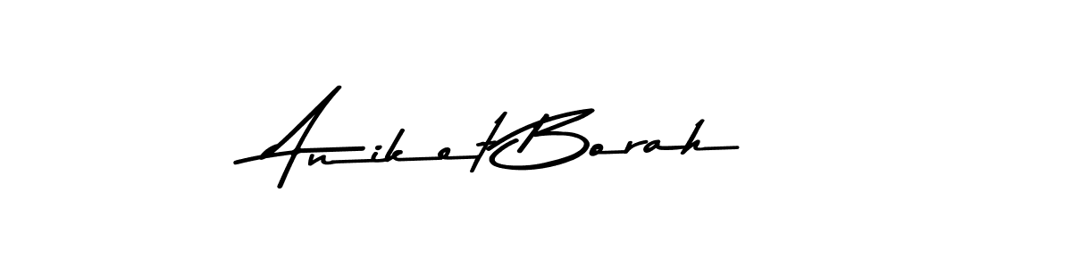 Use a signature maker to create a handwritten signature online. With this signature software, you can design (Asem Kandis PERSONAL USE) your own signature for name Aniket Borah. Aniket Borah signature style 9 images and pictures png