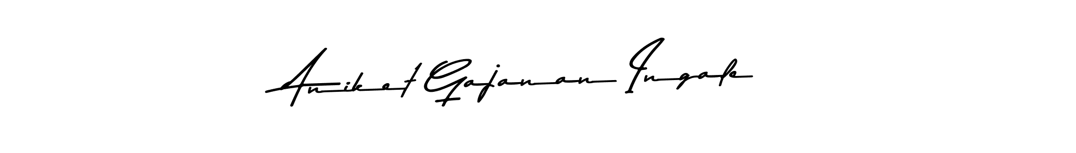 Use a signature maker to create a handwritten signature online. With this signature software, you can design (Asem Kandis PERSONAL USE) your own signature for name Aniket Gajanan Ingale. Aniket Gajanan Ingale signature style 9 images and pictures png