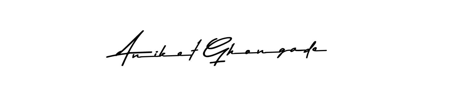 You can use this online signature creator to create a handwritten signature for the name Aniket Ghongade. This is the best online autograph maker. Aniket Ghongade signature style 9 images and pictures png