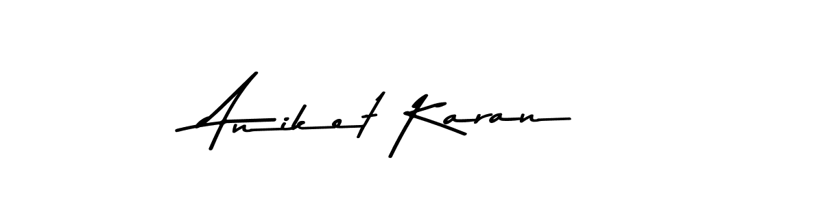 How to make Aniket Karan signature? Asem Kandis PERSONAL USE is a professional autograph style. Create handwritten signature for Aniket Karan name. Aniket Karan signature style 9 images and pictures png