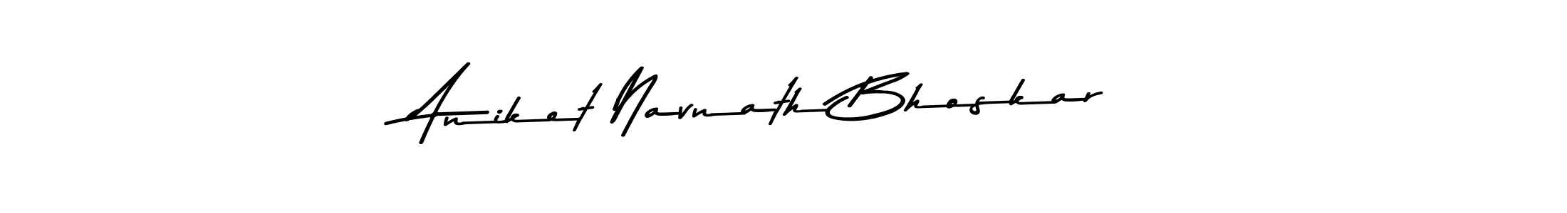 if you are searching for the best signature style for your name Aniket Navnath Bhoskar. so please give up your signature search. here we have designed multiple signature styles  using Asem Kandis PERSONAL USE. Aniket Navnath Bhoskar signature style 9 images and pictures png