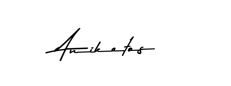 Create a beautiful signature design for name Aniketos. With this signature (Asem Kandis PERSONAL USE) fonts, you can make a handwritten signature for free. Aniketos signature style 9 images and pictures png