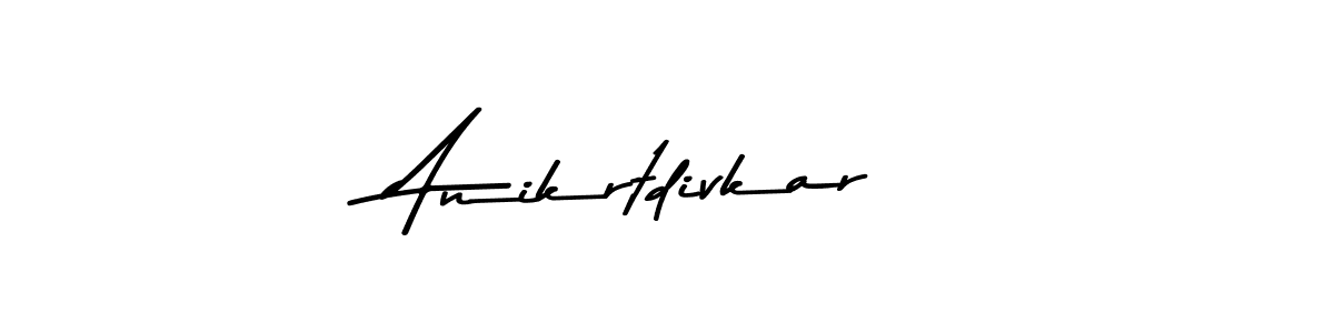 Use a signature maker to create a handwritten signature online. With this signature software, you can design (Asem Kandis PERSONAL USE) your own signature for name Anikrtdivkar. Anikrtdivkar signature style 9 images and pictures png