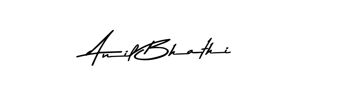 Anil Bhathi stylish signature style. Best Handwritten Sign (Asem Kandis PERSONAL USE) for my name. Handwritten Signature Collection Ideas for my name Anil Bhathi. Anil Bhathi signature style 9 images and pictures png