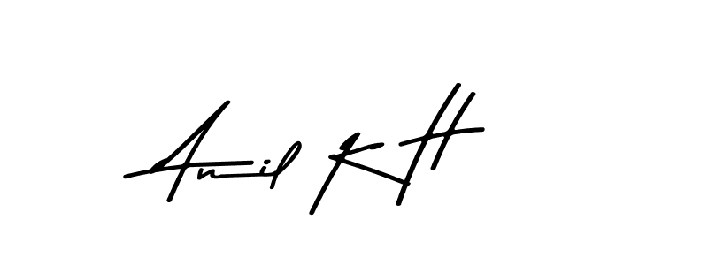 How to Draw Anil K H signature style? Asem Kandis PERSONAL USE is a latest design signature styles for name Anil K H. Anil K H signature style 9 images and pictures png