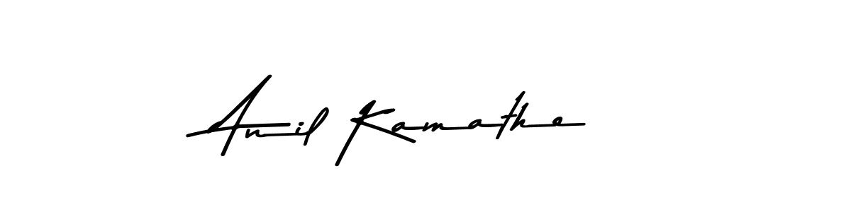 Use a signature maker to create a handwritten signature online. With this signature software, you can design (Asem Kandis PERSONAL USE) your own signature for name Anil Kamathe. Anil Kamathe signature style 9 images and pictures png