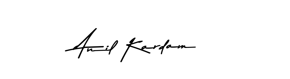 This is the best signature style for the Anil Kardam name. Also you like these signature font (Asem Kandis PERSONAL USE). Mix name signature. Anil Kardam signature style 9 images and pictures png