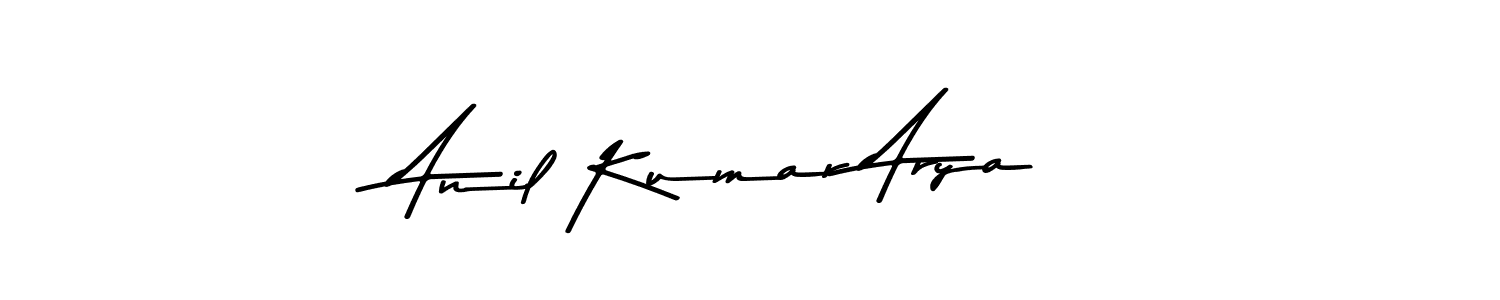 Make a beautiful signature design for name Anil Kumar Arya. With this signature (Asem Kandis PERSONAL USE) style, you can create a handwritten signature for free. Anil Kumar Arya signature style 9 images and pictures png