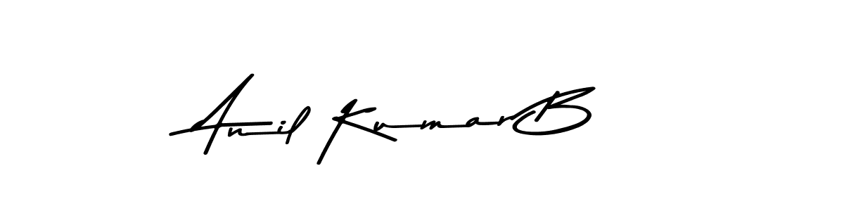 Asem Kandis PERSONAL USE is a professional signature style that is perfect for those who want to add a touch of class to their signature. It is also a great choice for those who want to make their signature more unique. Get Anil Kumar B name to fancy signature for free. Anil Kumar B signature style 9 images and pictures png