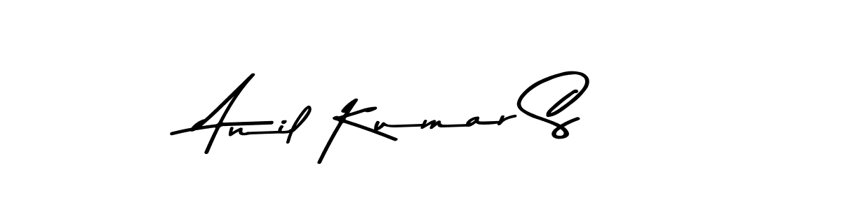 The best way (Asem Kandis PERSONAL USE) to make a short signature is to pick only two or three words in your name. The name Anil Kumar S include a total of six letters. For converting this name. Anil Kumar S signature style 9 images and pictures png