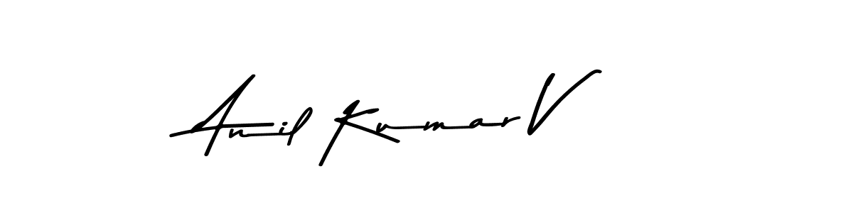 Also we have Anil Kumar V name is the best signature style. Create professional handwritten signature collection using Asem Kandis PERSONAL USE autograph style. Anil Kumar V signature style 9 images and pictures png