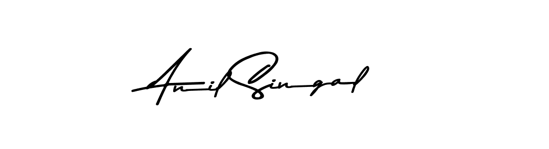 The best way (Asem Kandis PERSONAL USE) to make a short signature is to pick only two or three words in your name. The name Anil Singal include a total of six letters. For converting this name. Anil Singal signature style 9 images and pictures png